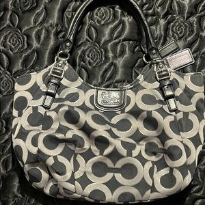 Coach Ashley Op Art Abigail Shoulder Bag